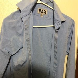 1MX button up